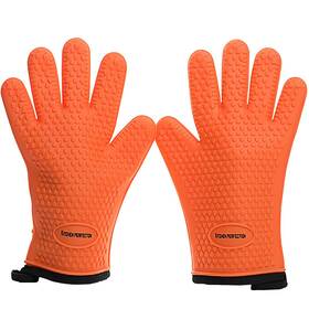 B01lyalub3 Kitchen Perfection Silicone Smoker Oven Gloves -extreme Heat Resistant Bbq Glove