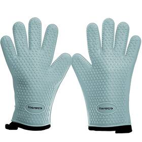 H-2048 Kitchen Perfection Silicone Smoker Oven Gloves For Women -extreme Heat Resistant Bbq -han