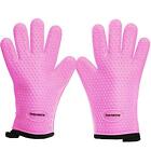 Kitchen Perfection Silicone Smoker Oven Gloves Extreme Heat Resistant Bbq