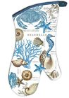 Aom230 Kitchen Works Cooking - Baking Seashore Oven Mitt Michel Design