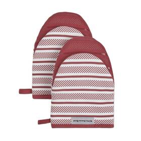 Kitchenaid 028332736749 Albany Mini Oven Mitt 2-pack Set Passion Red 5.5 Inch X8