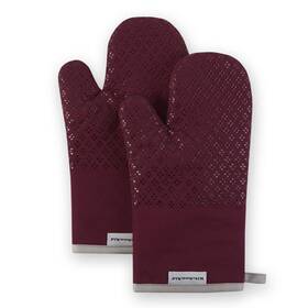 X12.5 Kitchenaid 028332755221 Asteroid Oven Mitt Set Boysenberry Purple 7 Inch