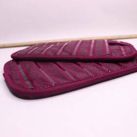 2p017469tdka Kitchenaid 2-pk Albany Pot Holder Beet 7 X 10