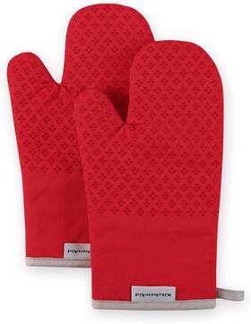 X12.5 Kitchenaid 445057182119 Asteroid Oven Mitt Set 7 Inch Fire Red 2 Piece