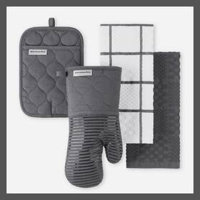 89210689 Kitchenaid Quilted Cotton Terry Cloth Oven Mitt Pot Holder Kitchen