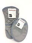 Kitchenaid Set Of 2 Oven Mitt Pot Holder Gray New 028332624046