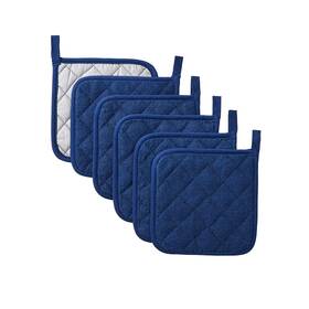 Mq1803 Klnyoo Kitchen Pot Holders Set Heat Resistant Pure Cotton Potholders Kit Trivets Lar