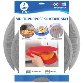 Mm201210 Koomall 12 10 Inch Multi-use Microwave Mat Trivet Pot Holders Drying Baking Plac
