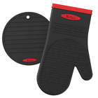 Kst-1-ksm-1 Kraus Silicone Kitchen Mitt And Trivet Set 846639029971