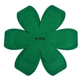 Kyh2025081100011 Kyhyfjmd Pot And Pan Protectors 12 Pack 3 Large/medium/small Green Flower Shape