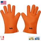 Kys-373 Finether Silicone Heat Resistant Gloves Oven Grill Pot Holder Bbq
