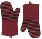L.a Sweet Home Silicone Striped Cooking Gloves 1 Pair Flame And Heat Pot 789655062891