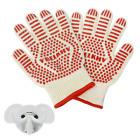 La-01 Vbelkhv Oven Mitts Gloves Silicone Bbq Heat Resistant 721361930552