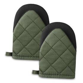 M1-3507172 Lairi Mini Oven Mitts 2 Count Green Small Mitt Green-cotton