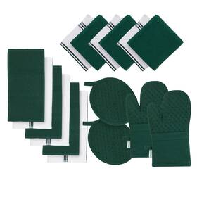 Lane Linen 840399773808 Dish Towels And Dishcloths Sets - 16 Pc Kitchen Set 500 Degree Heat R