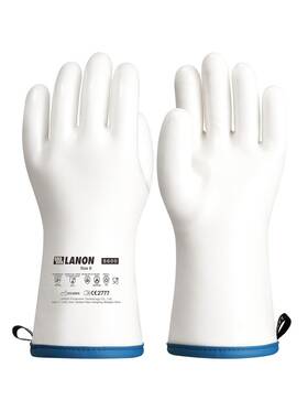 Lanon Protection 850003937816 Liquid Silicone Gloves Heat Resistant Oven With Fingers Food Grade
