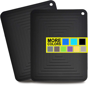 Large Silicone Trivet Mat For Hot Dishes Heat Resistant Pot Holder 12 X 9inch Non