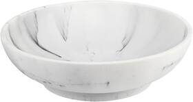 Asbt-p002 Larl Gmvoi Large Decorative Bowl For Home Decor Fruit Marble White