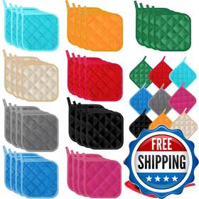 B0cj2y931h Layhit 36 Pcs Pot Holders For Kitchens Cotton Heat Resistant Potholders Oven