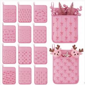 Shu-layhit-3202 Layhit 12 Pcs Pink Bows Pot Holders With Pocket Coquette Kitchen For Hot And Oven Heat