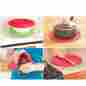 Lcl-283358 Lcl Microwave Hot Pad Silicone Splatter Guard Cover Trivet Jar Opener Spoon Rest Red 769748283358