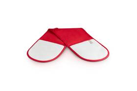 Le Creuset 024147142096 100% Cotton Double Oven Glove Cerise / Cherry Red New