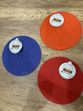 Le Creuset 630870062527 Silicone Heat Mat 20cm Cold Resistant Set Of 3
