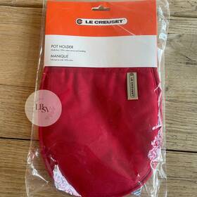 Le Creuset 630870103619 Pot Holder Cerise / Cherry Red New