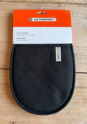 Le Creuset 630870103626 Pot Holder Black New