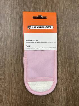 Le Creuset 630870248501 Inch Chiffon Pink 100% Cotton Skillet Sleeve Glove Pot Holder Fabric