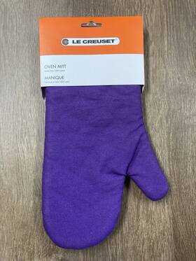 Le Creuset 630870259613 Inch Ultra Violet 100% Cotton Canvas 14 Oven Mitt Pot Holder Nwt Fabric