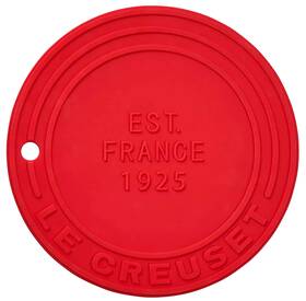 Le Creuset 630870337410 Silicone Trivet In Cerise Red - Brand New With Tag