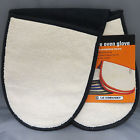 Le Creuset Double Oven Glove Black New Hi Tech Kitchen Textile Washable 024147099369