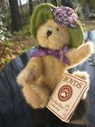 Lefleur Collection Head Bears Hat Lilac Nwt Bean Boyds " Posable 7 Bear Lefleur Collection Head Bears Hat Lilac Nwt Bean Boyds " Posable 7 Bear