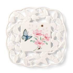 Lenox 882864858443 Butterfly Meadow Trivet 0.90 Lb Multi