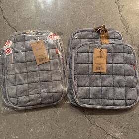 Levis 191908232881 Lot Of 2 Target Set Potholders Gray Navy Brand New With Tags
