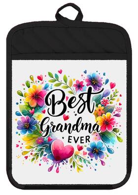 Dz150sph Liberty Flags And Gifts Pot Holder Oven Mitt Hot Pad Linen Towel Best Grandma Ever Kitchen