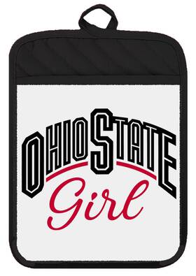Dz301sph Liberty Flags And Gifts Pot Holder Oven Mitt Hot Pad Linen Towel Ohio State Girl Kitchen Gift