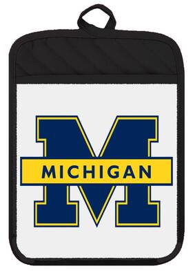 Dz303sph Liberty Flags And Gifts Pot Holder Oven Mitt Hot Pad Linen Towel Michigan Wolverines Kitchen
