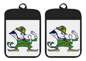 Dz304dblsph Liberty Flags And Gifts Notre Dame Irish Pot Holders Oven Mitts Hot Pad Linen Towel Kitchen Dz304dph