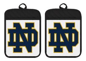 Dz306dblsph Liberty Flags And Gifts Notre Dame Irish Pot Holder Oven Mitts Hot Pad Linen Towel Kitchen Dz306dph