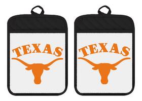 Dz307dblsph Liberty Flags And Gifts Texas Longhorns Ut Pot Holders Oven Mitts Hot Pad Linen Towel Kitchen Dz307dph