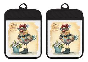 Dz358dph Liberty Flags And Gifts Dz356dph Pot Holders Oven Mitts Hot Pad Linen Towel One Classy Chicken Kitchen