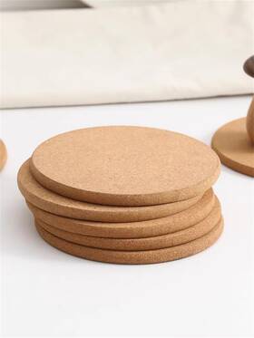 Le-cts-19 Lifenergric Cork Place Mats For Hot Pans Trivet Coaster Set Of 6 Heat Resistant Ta