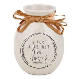 152310 Lighthouse Christian Vase-hand Drawn Doodles-love #51505