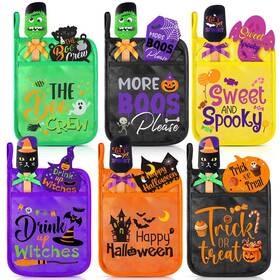 Liitrsh-potholders-tsv0511 Liitrsh 18 Pcs Halloween Pot Holders Silicone Spatula Gift Set Include 6 Mi