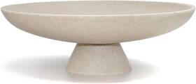Lc-ty24901s Lin Chuan Large Decorative Bowl Modern Resin Pedestal For Home Beige