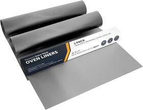 Lindas Essentials 445045625642 Oven Liners For Bottom Of - 2 Pack Large Heavy Duty Mats 17 Inch X25 Non-stick