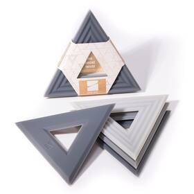Dtsm-3pk-2021 Line Arc The Degr Inch Trivet Smoke Set Of 3 By . Potholder 10mm Thick And Heat Resistant To