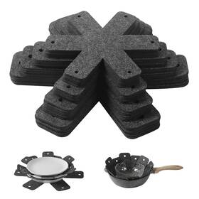 420-dg Litlandstar Pot And Pan Protectors Set Of 24 4 Different Sizes 10 Inch 12 14 16 Fel